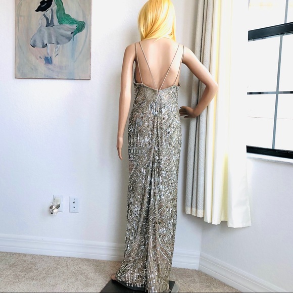 Aidan Mattox Beaded Gown - Picture 5 of 9